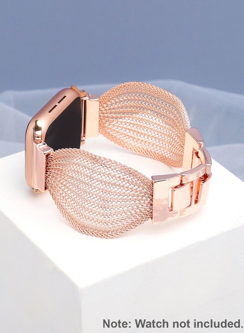 Haute Sauce Solid Stainless Steel Apple Watch Strap For Women | 38mm/40mm/41mm - Image 2