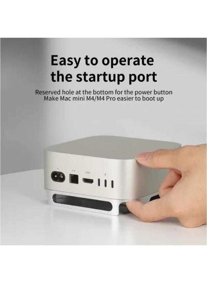 Silvery Aluminum Alloy Adjustable Tablet Stand Desk Holder For Cooling Comfort Workspace - Image 5