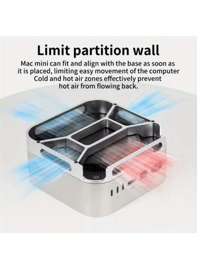 Silvery Aluminum Alloy Adjustable Tablet Stand Desk Holder For Cooling Comfort Workspace - Image 4
