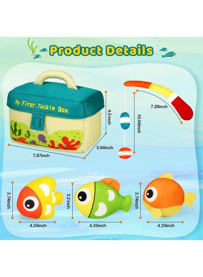KMUYSL ألعاب أطفال KMUYSL 0-6 6-12 شهر، صندوق أدواتي الأول ألعاب محشوة - 4 قطع مجموعة ألعاب حسية ألعاب ناعمة مع صرير وقرقرة للأطفال من 0 1 2 3 4 5 6+ أشهر حديثي الولادة، عيد الميلاد عيد ميلاد للأولاد والبنات - Image 5