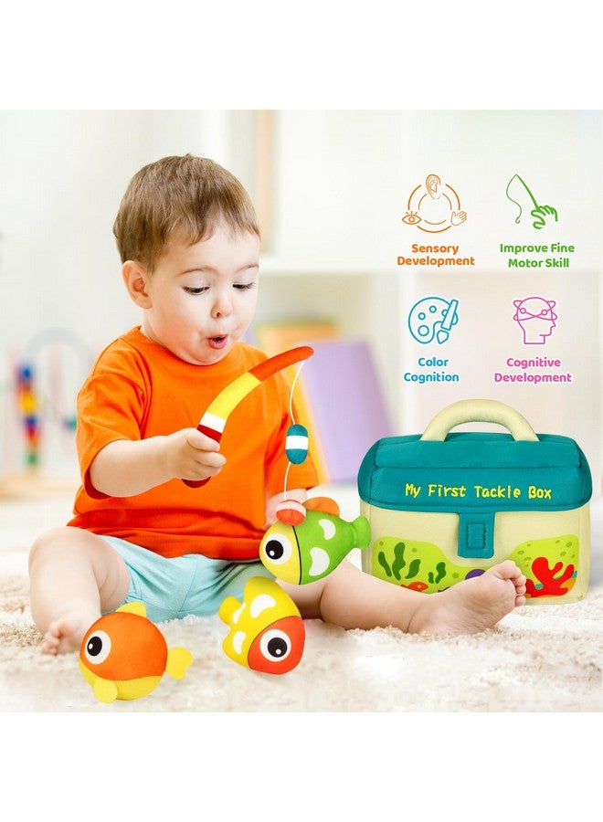 KMUYSL ألعاب أطفال KMUYSL 0-6 6-12 شهر، صندوق أدواتي الأول ألعاب محشوة - 4 قطع مجموعة ألعاب حسية ألعاب ناعمة مع صرير وقرقرة للأطفال من 0 1 2 3 4 5 6+ أشهر حديثي الولادة، عيد الميلاد عيد ميلاد للأولاد والبنات - Image 4