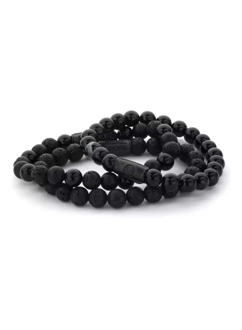 Rebel & Rose  Black Moon - All-Black - 8mm for Men | Best Price UAE