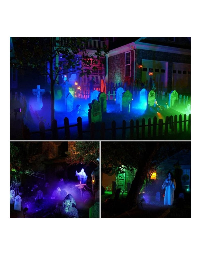 Captaintech Waterproof UV LED Blacklight Landscape Lights Outdoor Plug in Black Light Spotlight for Pathway Light Plug Spike Stand Garden Yard Lawn Decorative Lighting - Image 4