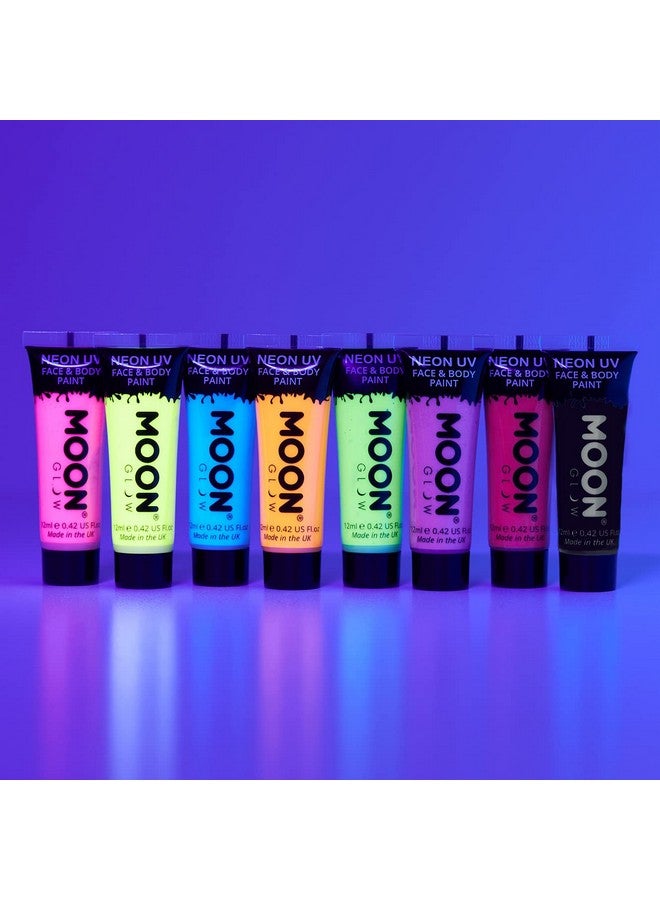 Moon Glow 0.42Oz Blacklight Neon Uv Face & Body Paint Intense Red - Image 5