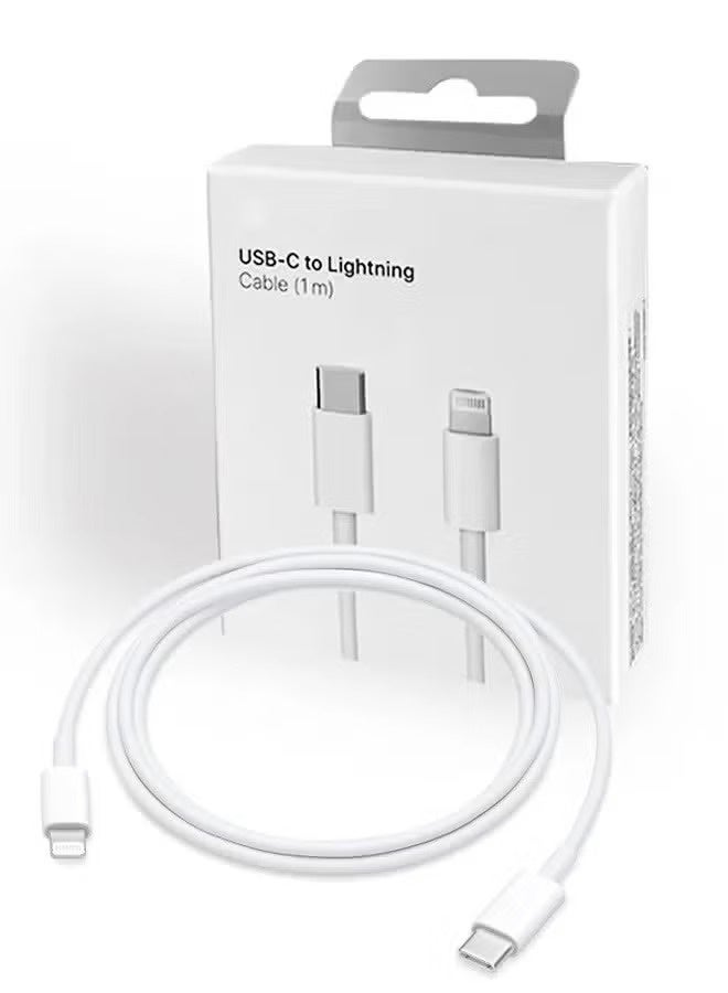 USB C to Lightning Cable 1M Fast Charging, MFi Certified Type C Charger Cord, PD Fast Charge & Data Sync Cable Compatible with iPhone 14 Pro Max 14 Pro 14 Plus 13 12 11 Series, iPad White - Image 1
