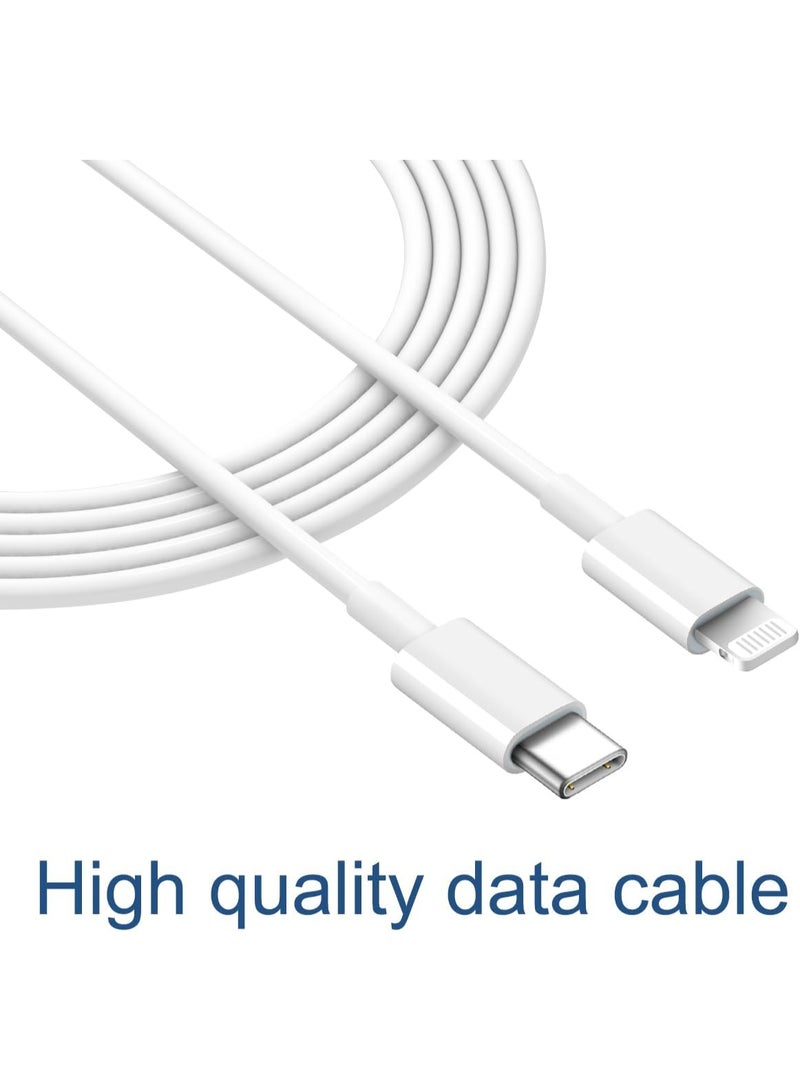 USB C to Lightning Cable 1M Fast Charging, MFi Certified Type C Charger Cord, PD Fast Charge & Data Sync Cable Compatible with iPhone 14 Pro Max 14 Pro 14 Plus 13 12 11 Series, iPad White - Image 2