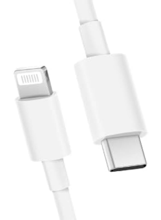 USB C to Lightning Cable 1M Fast Charging, MFi Certified Type C Charger Cord, PD Fast Charge & Data Sync Cable Compatible with iPhone 14 Pro Max 14 Pro 14 Plus 13 12 11 Series, iPad White - Image 5