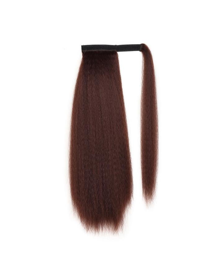 Bluejw Velcro Corn Whisker Horsetail Yaki Kinky Straight Chemical Fiber Wig Horsetail Fluffy Ponytails - Image 1