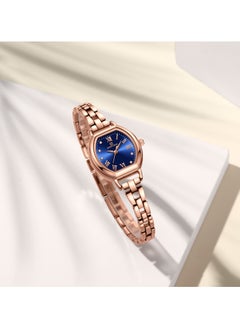 NAVIFORCE Elegant Women's Quartz Watch Classic Tonneau-Shaped Dial with Roman Numerals Stainless Steel Bracelet Sparkling Hour Markers Fashionable Timepiece for Everyday Wear and Special Occasions  - Image 4
