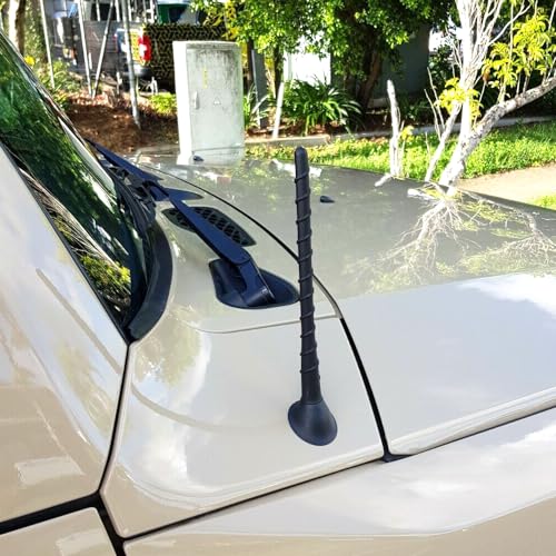 VOFONO 7 Inch Antenna Compatible with 2000-2025 Toyota Tundra Tacoma, Spiral Flexible Rubber Antenna Replacement - Image 5
