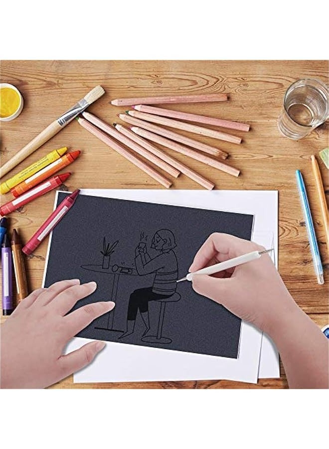 أدوات تتبع النماذج ونقش كروي للورق وأدوات رسم ونقش الورق وأدوات تنقيط فنية للأظافر وأدوات صلصال بطرف كروي وقلم نحت  - Image 5