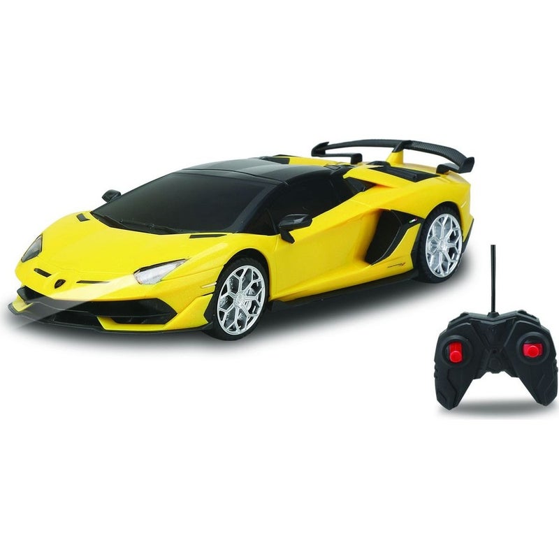 Lamborghini Aventador Svj Roadstar 1/24 Yellow with Remote Control - DHTRC10503