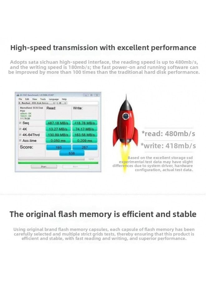 Solid State Drive SSD Desktop 128G Notebook 512G Computer 256G High Speed SATA3.0 60G-Capacity:512gb [five-year Replacement]-win10+ Desktop Computer Accessories - Image 5