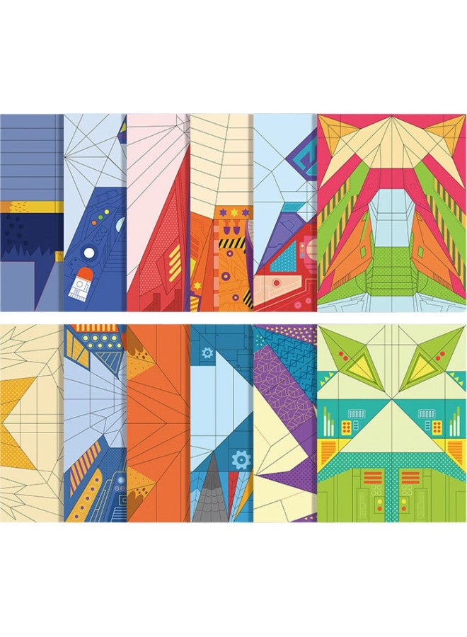 WEST Xixia Paper Airplane Special Origami Diy Children'S Toy Competition 3D Assembly Kit Tutorial Complete Birthday Gift - Image 1