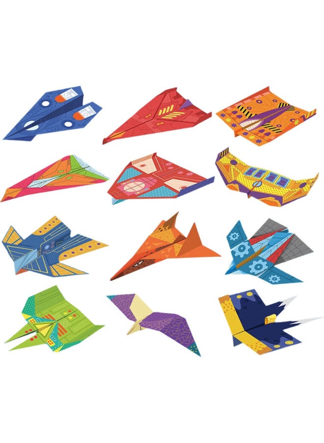 WEST Xixia Paper Airplane Special Origami Diy Children'S Toy Competition 3D Assembly Kit Tutorial Complete Birthday Gift - Image 3