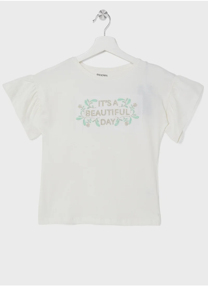 ريبلز مع نمشي Girls T-Shirts