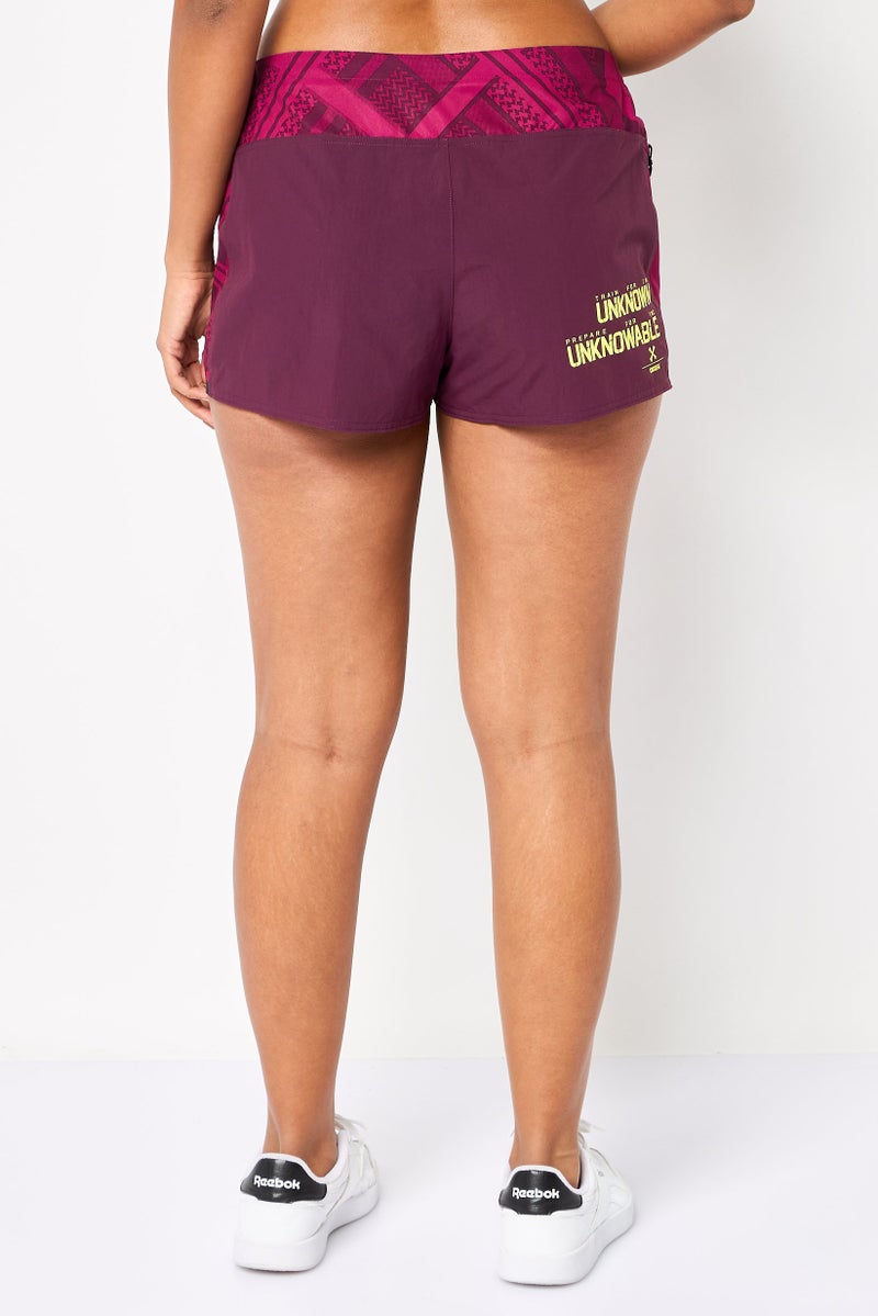 Reebok Women Sportswear Fit Drawstring Training Shorts, Multicolor - Image 4