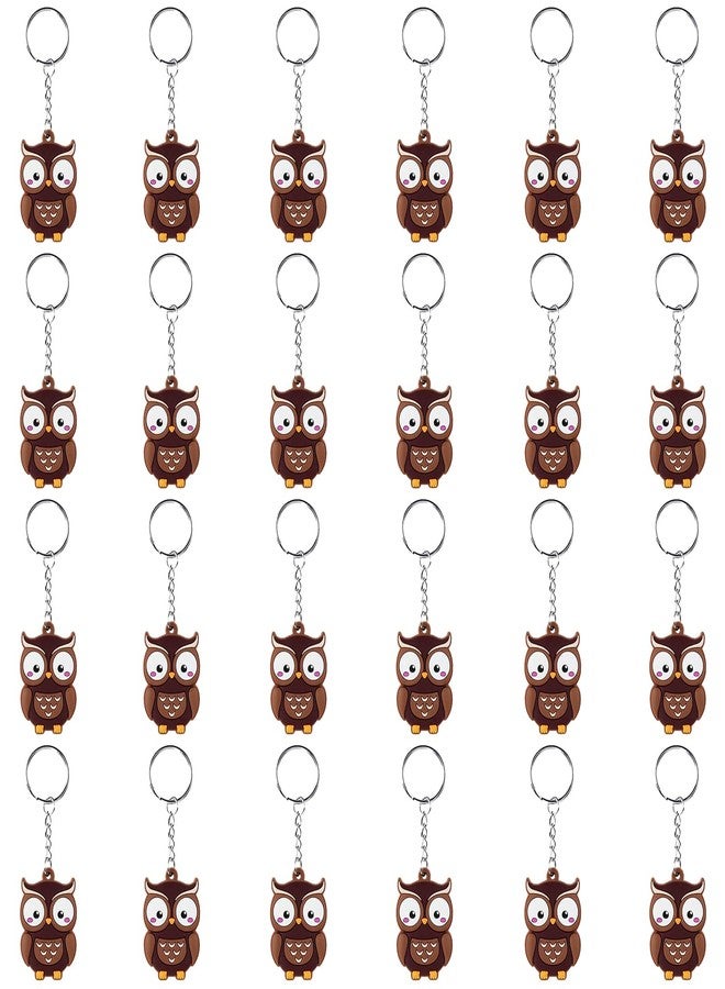 iMagitek 24 Pack Owl Keychains Keyrings Party Favors for Owl Party Supplies, Woodland Party Favors, Birthday Party Gifts, Baby Shower Return Gifts - Image 2
