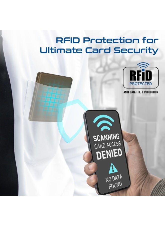 Promate Smart Leather Wallet with RFID Blocking, Apple Find My Tracker, Wireless Charging, Anti-Loss Bluetooth 5.2, SIM & MicroSD Slots, Slim Design, 6-Month Battery - Image 4