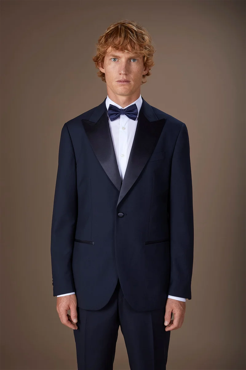 Doppelganger  Men's single-breasted smoking jacket - DK Blue for Men | Best Price UAE
