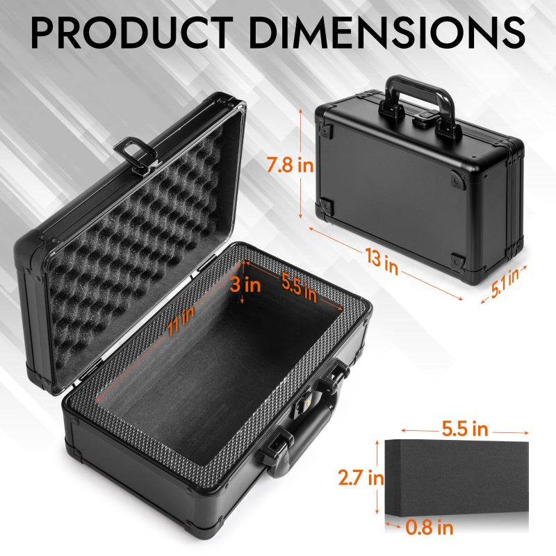 ULTRGEE Top Loader Storage Box, Graded Card Storage Boxes, Trading Card Organizer Cases, PSA Card Case Slab Case Holder for Sports Cards, Holds 125+ Top Loaders - Image 2