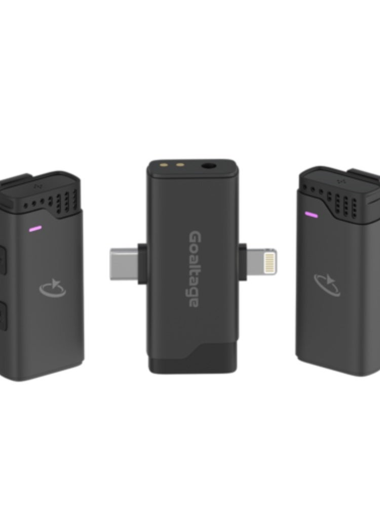 Goaltage Goaltage MIC01 ClearCast Wireless Lavalier Microphone with Noise Cancellation, Automatic Pairing, Power Indicator, Magnetic Charging Case and Wide Compatibility  - Image 5