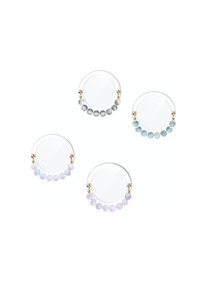 Green Tiger Magnetic Stylish Grip, Strong N52 Magnets, Anti-Drop Protection, 360° Rotation, Anti-Slip Grip, Stylish Beaded Strap - Purple - Image 4