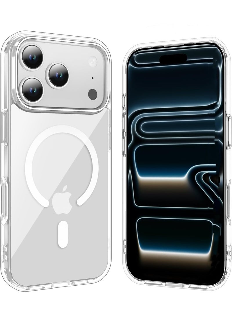 ChicVibe Clear Case for iPhone 17 Pro Max Cover Clear[Compatible with MagSafe] Heavy Duty Drop Protection Full Body Rugged Shockproof/Dust Proof 3-Layer Military Protective Tough Durable Phone Cover 6.9" - Image 1