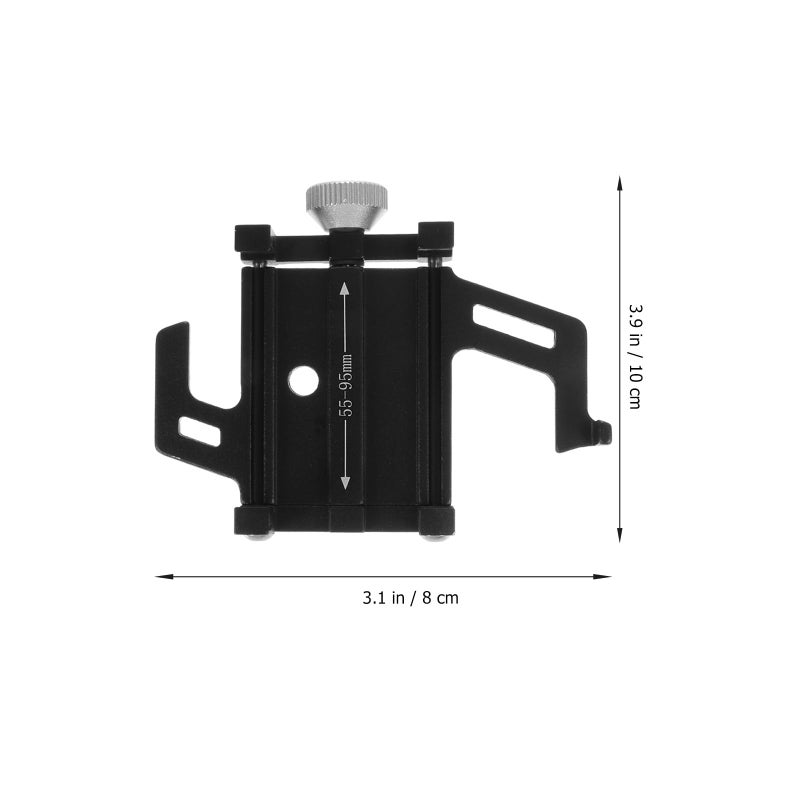 Universal Adjustable Aluminum Alloy Bike Phone Holder Mount For Cycling Smartphones - Image 3