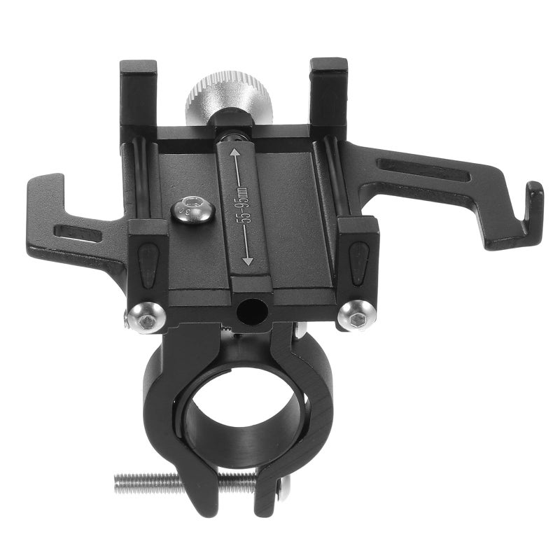 Universal Adjustable Aluminum Alloy Bike Phone Holder Mount For Cycling Smartphones - Image 2