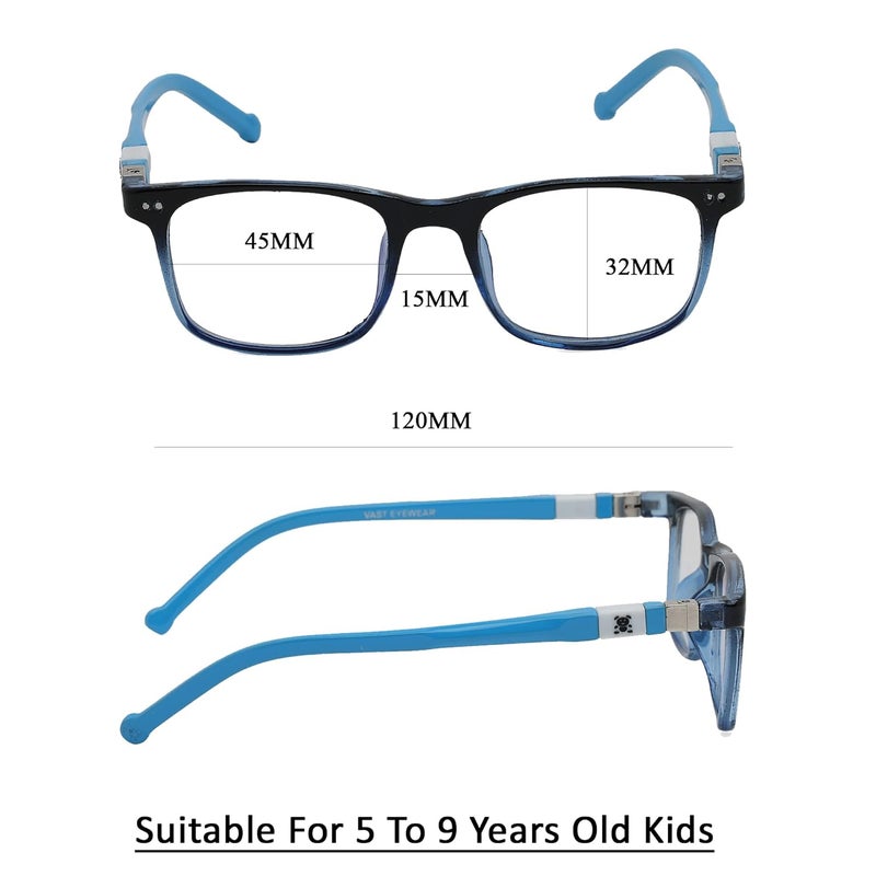 Vast Junior For Kids Age 6-10 yrs Eyeglasses For Eye Protection | Round - Image 3