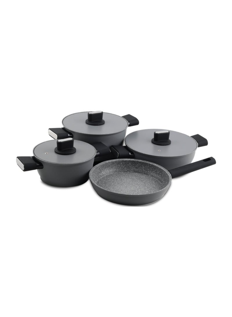 GIGILLI Cookware Set 7pcs Gigi Grey