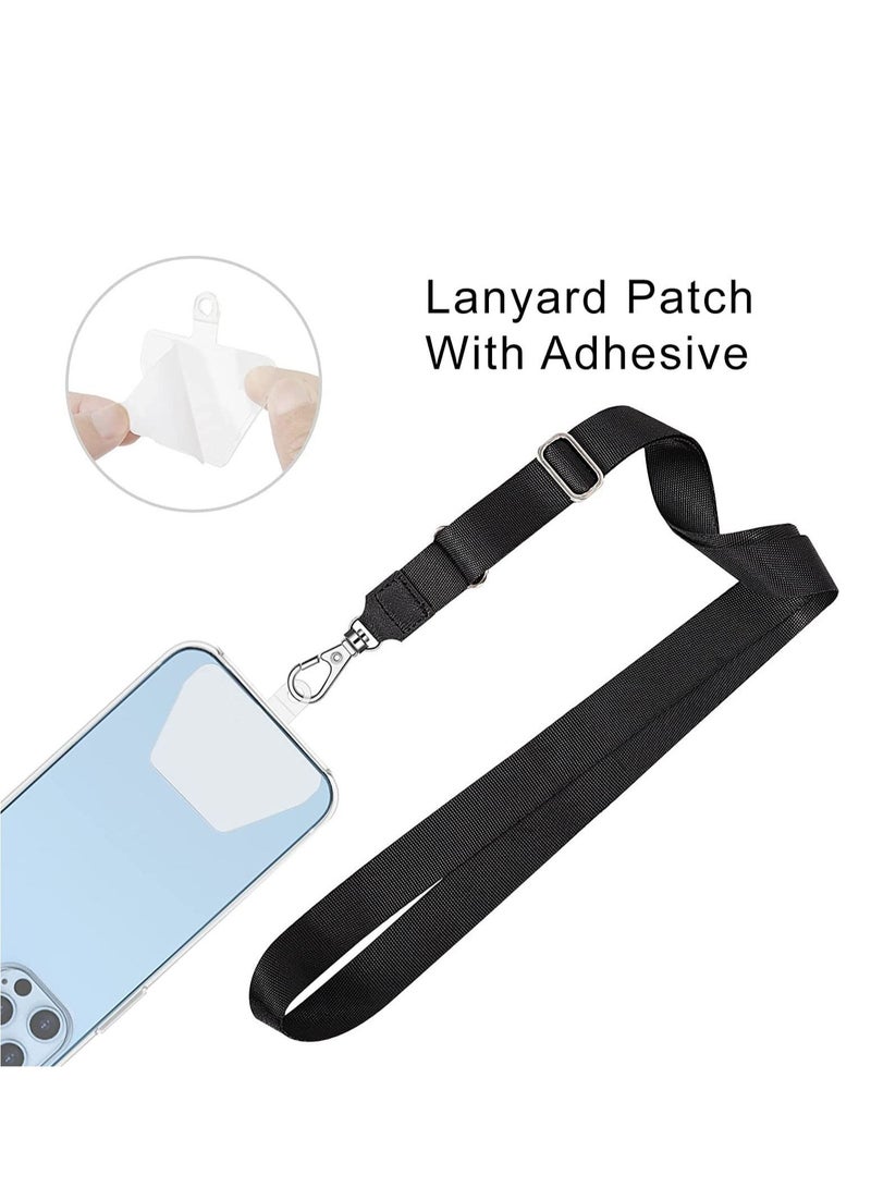 Captaintech Phone Tether Tab Lasso Connector Lanyard Patch For Cell Safety Case Cellphones Drop Protection Transparent × 6 - Image 2