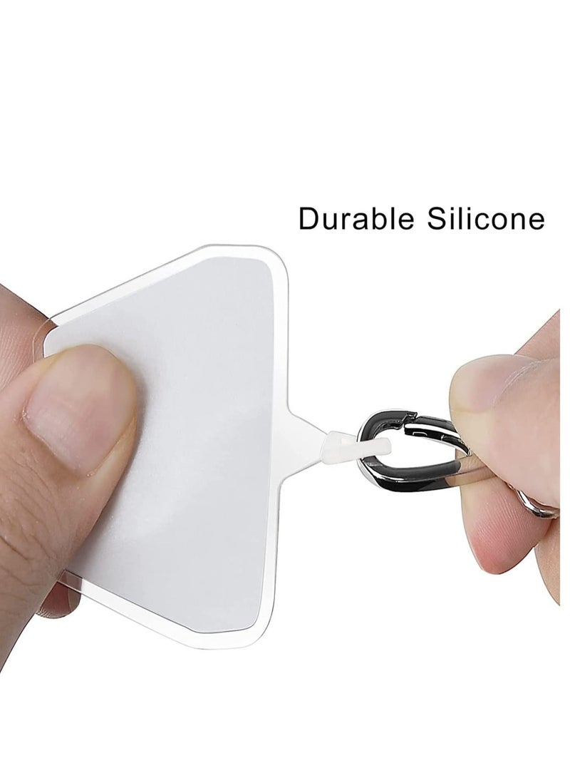 Captaintech Phone Tether Tab Lasso Connector Lanyard Patch For Cell Safety Case Cellphones Drop Protection Transparent × 6 - Image 3