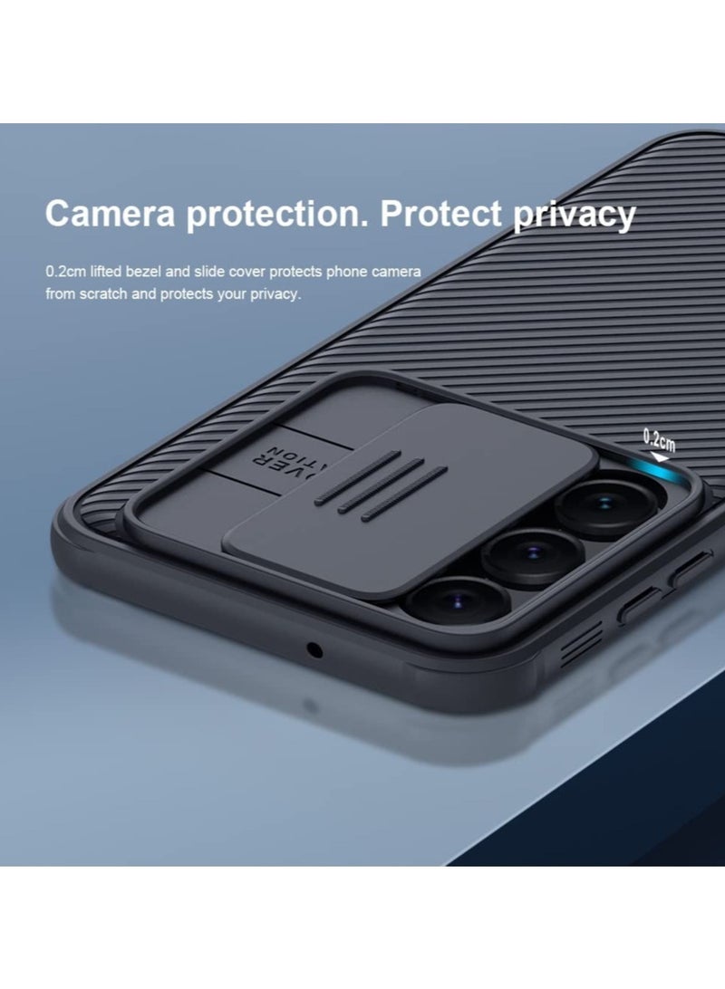 Nillkin Samsung Galaxy S23 Plus Case with Camera Cover,Slim Fit Thin Polycarbonate Protective Shockproof Cover with Slide Camera Cover, Upgraded Case for Samsung Galaxy S23 Plus/S23 + Black - Image 2