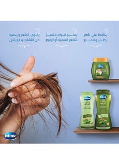 Mink Mink Shampoo With Olive Almond Oil& Aloe vera 400Ml  - Image 4