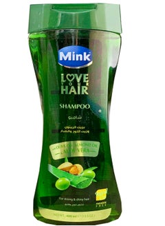 Mink Mink Shampoo With Olive Almond Oil& Aloe vera 400Ml  - Image 1