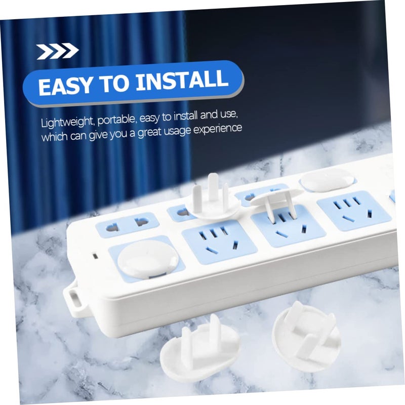 أغطية منافذ الأطفال المضادة للعبث 40 قطعة، مادة ABS، واقيات أمان سهلة التركيب للأطفال - Image 5