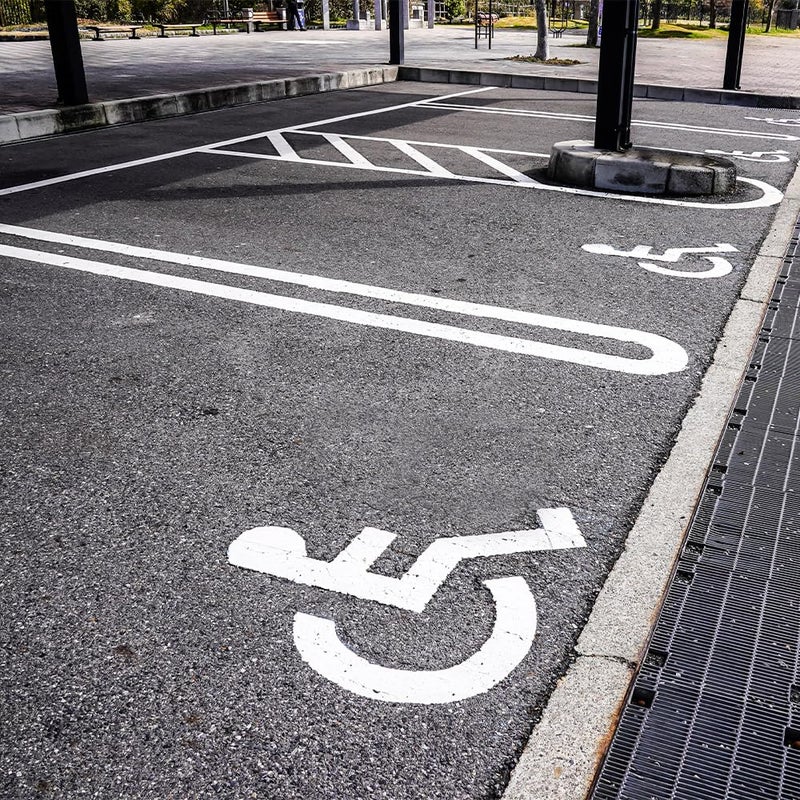 HY-KO Products PLS-60 Handicap Parking Lot Stencil, 48" x 48" - Image 5