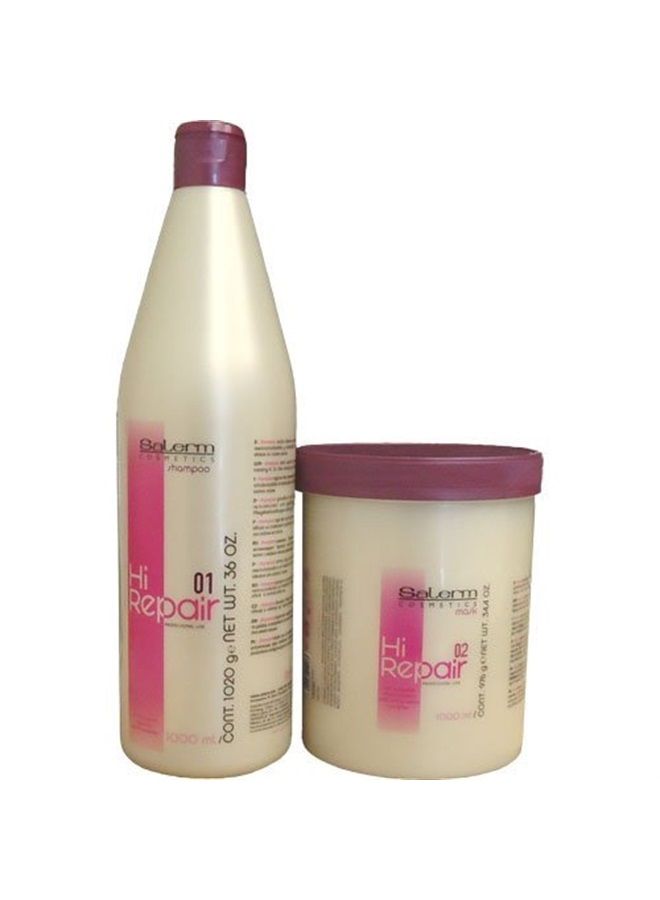 Salerm Shampoo and Repair Mask Combo Set - Image 2