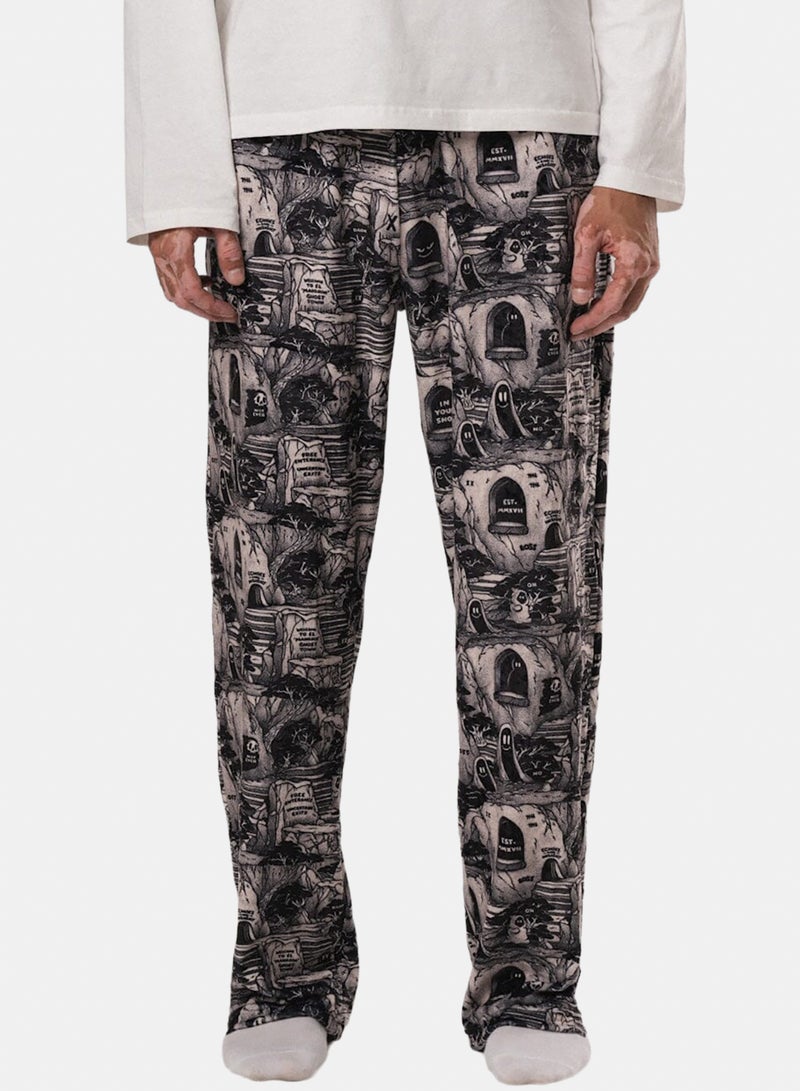 In Your Shoe Ghost Town Fluffy Pyjama Pants - Image 5