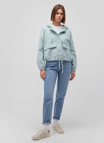 MAVI Hooded Green Jacket