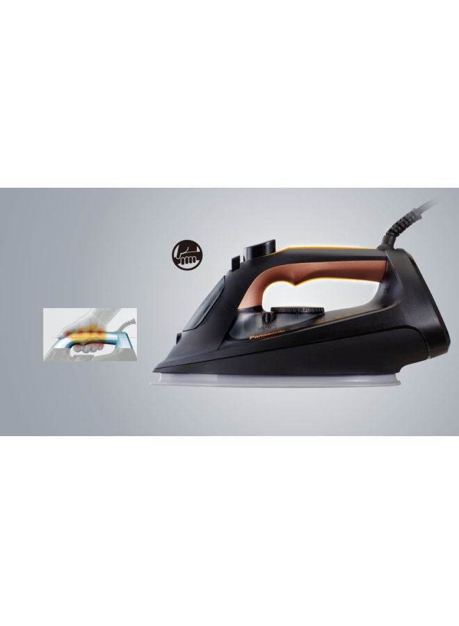 Panasonic Steam Iron 2400 W NI-JU700CNTB Black - Image 3