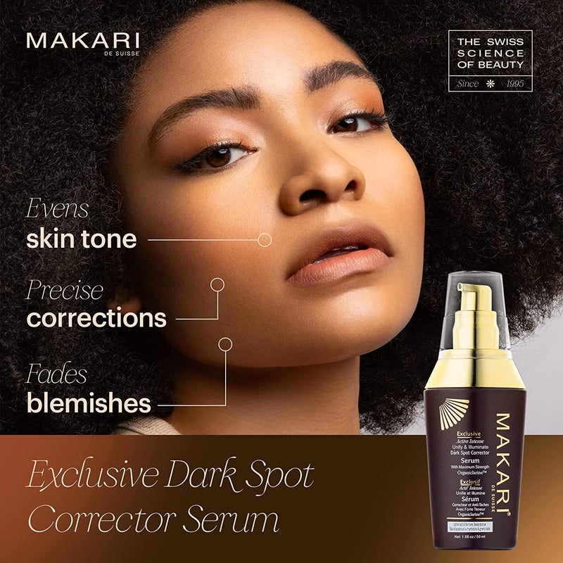 Makari Exclusive dark Spot Corrector Serum 1.7oz â€“ Brightening & Toning Body Serum with Organiclarine â€“ Advanced Active Intense Spot Treatment for Dark Spots, Scars, Sun Patches, Hyperpigmentation - Image 2