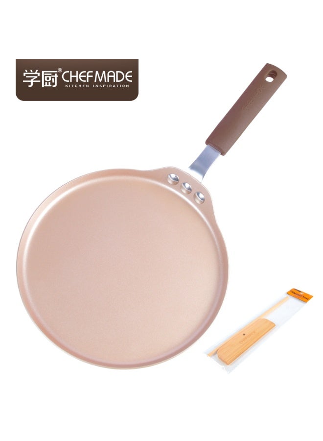 شيف ميد قالب كريب 8 إنش غير لاصق تصميم مثالي لتحضير الكريب والفطائر الرقيقة – توزيع حرارة متساوٍ، متين وسهل التنظيف للاستخدام المنزلي والمطابخ الاحترافية - Image 1