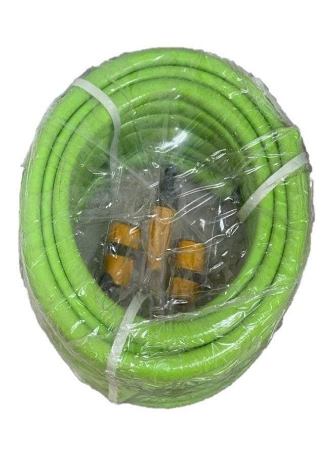 Master Master PVC Green hose3/4'x15 Mtr with Accessories 