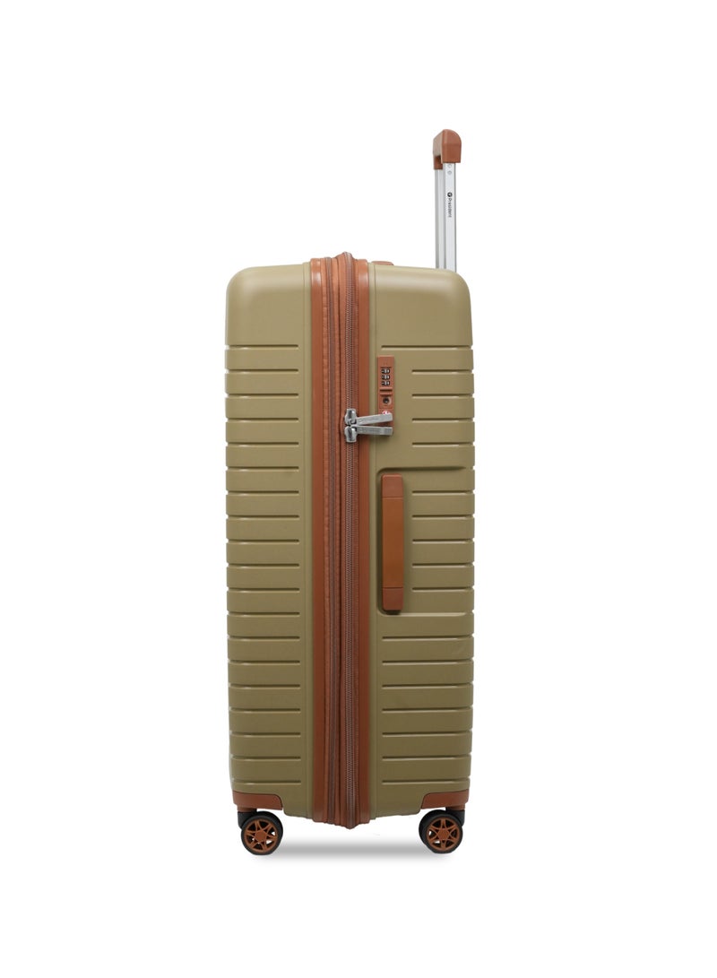 President "President 28" PP Series: Unbreakable Body | Anti-Theft Zipper | Original TSA Lock | Expandable Model-4996 ( Khaki ) - Image 3