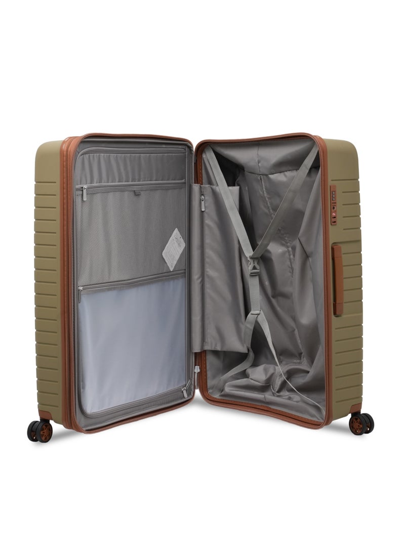 President "President 28" PP Series: Unbreakable Body | Anti-Theft Zipper | Original TSA Lock | Expandable Model-4996 ( Khaki ) - Image 5