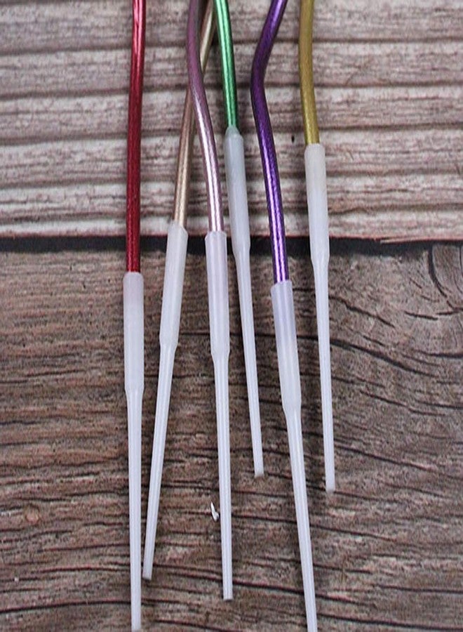 T-shin Twisty Birthday Candles Set,Metallic Colorful Curly Coil Candles,Creative Fun Long Thin Wedding Birthday Candles Set,Party Supplies,Cake Decoration,6 Pack (Champagne) - Image 5