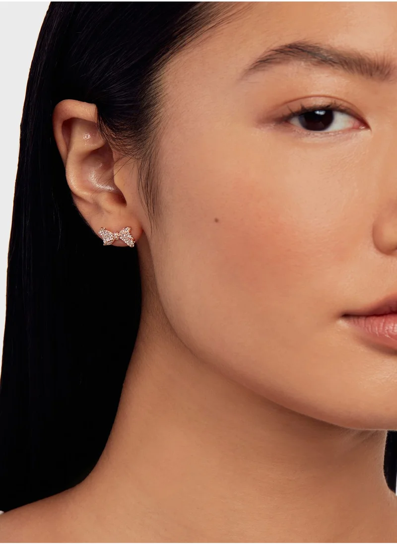 Ted Baker Barseta Crystal Bow Stud Earrings